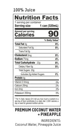 Premium Coconut Water + Pineapple (320ml)