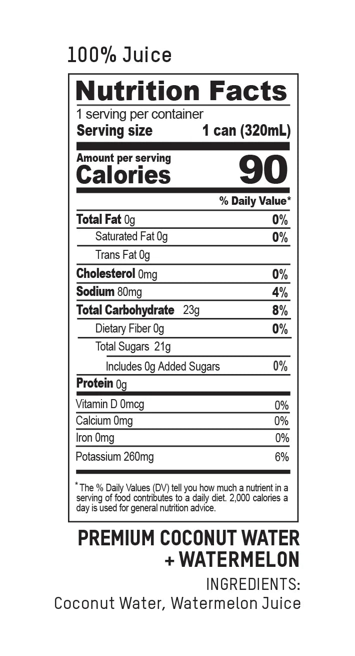 Premium Coconut Water + Watermelon (320ml)